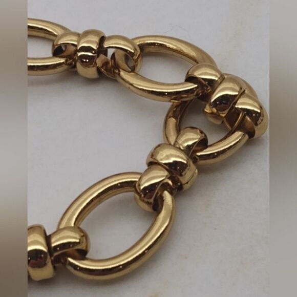 Juicy Couture Gold Heart  Charm Toggle Chain Bracelet Jewelry - Picture 5 of 11